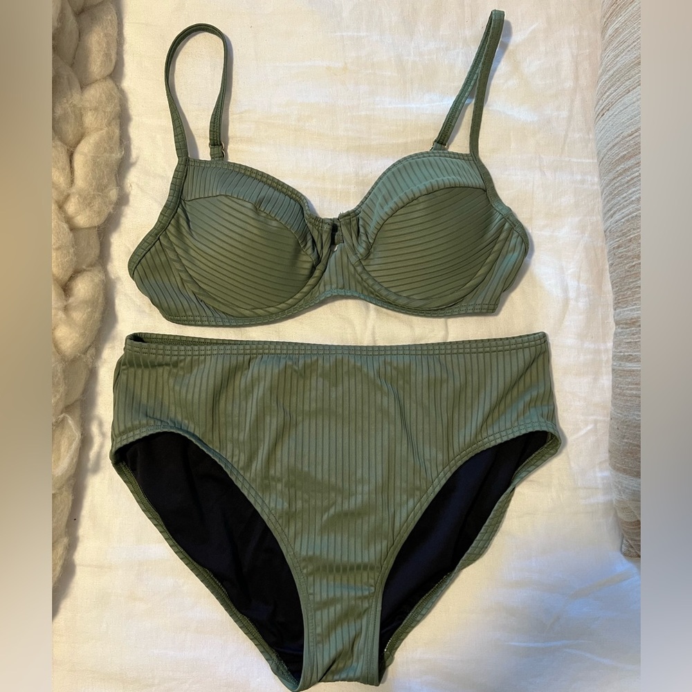 Olive green LOFT bikini